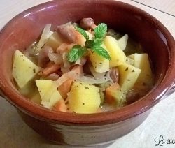 Zuppa di patate e borlotti - la cucina pugliese