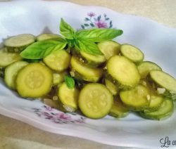 Le zucchine in agrodolce - la cucina pugliese